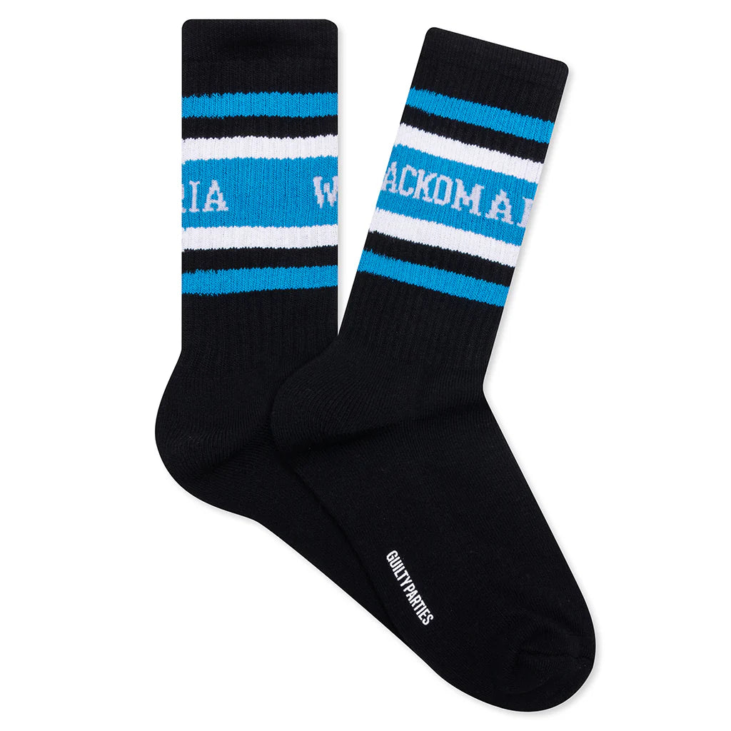 Skater Socks Type 1 Black Sax