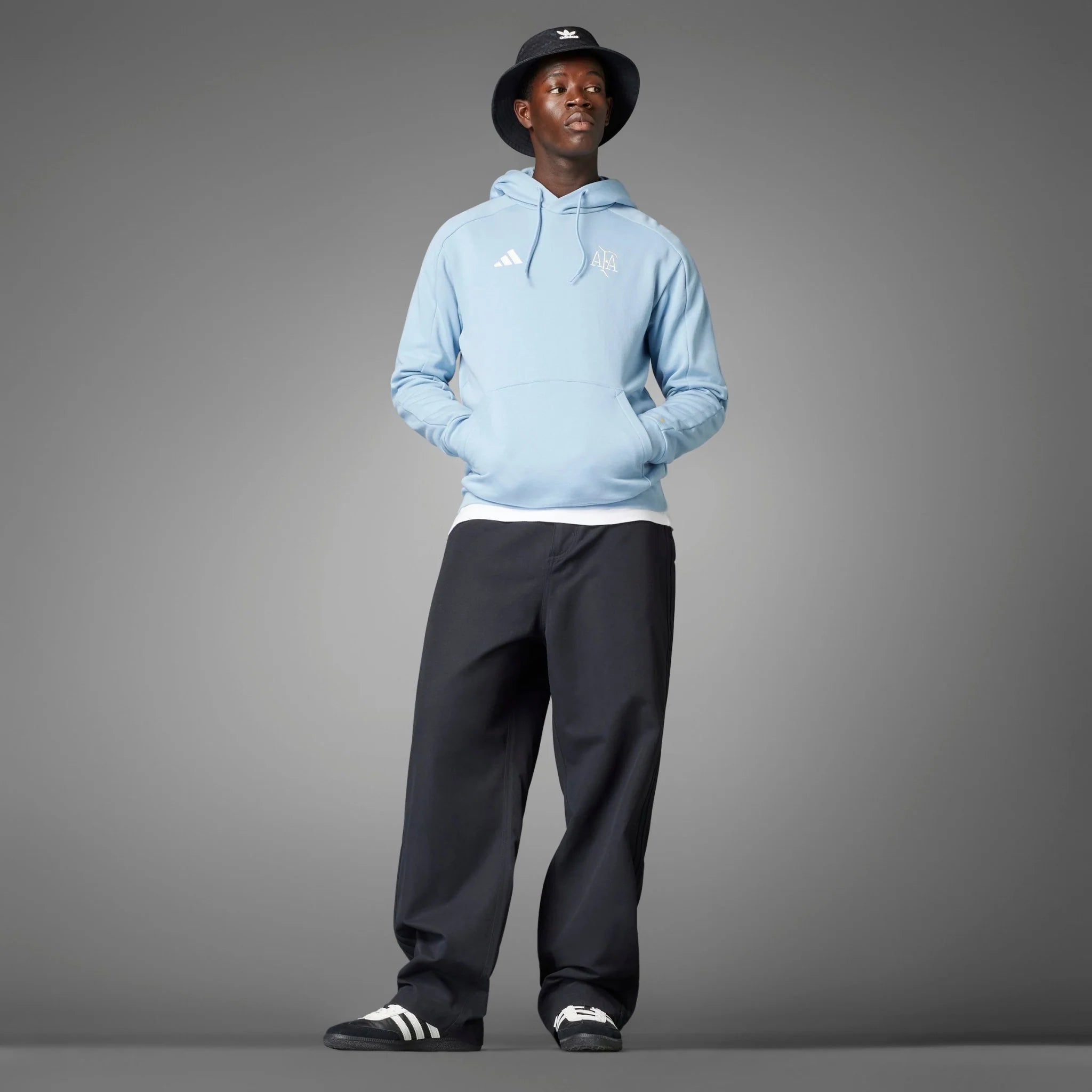 adidas Argentina Anniversary DNA Hoodie Sky White