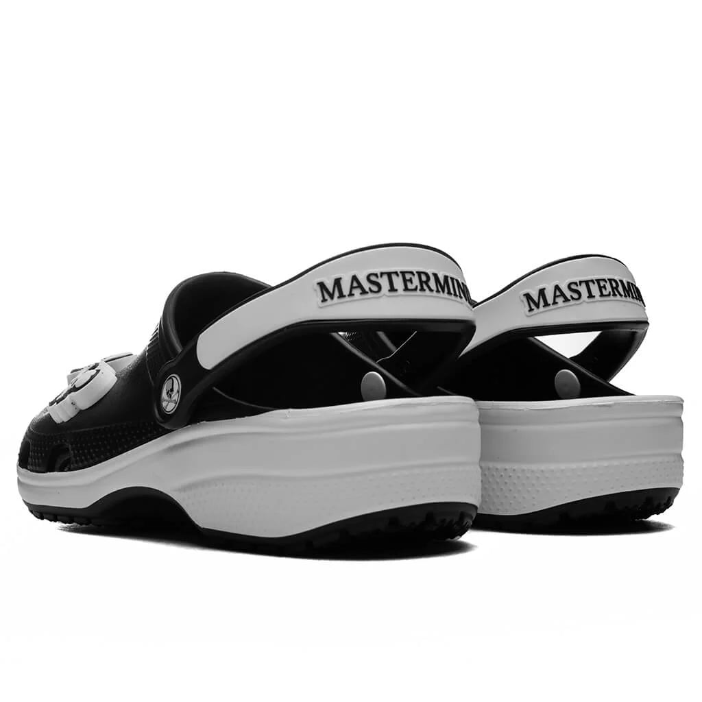 Mastermind Japan x Crocs Classic Clog Black White
