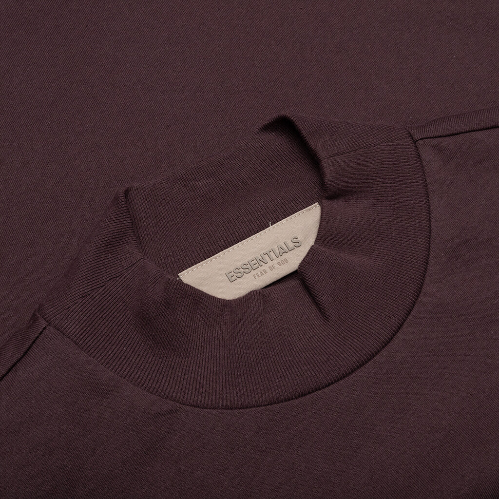 Womens 3 4 Tee Dress Plum