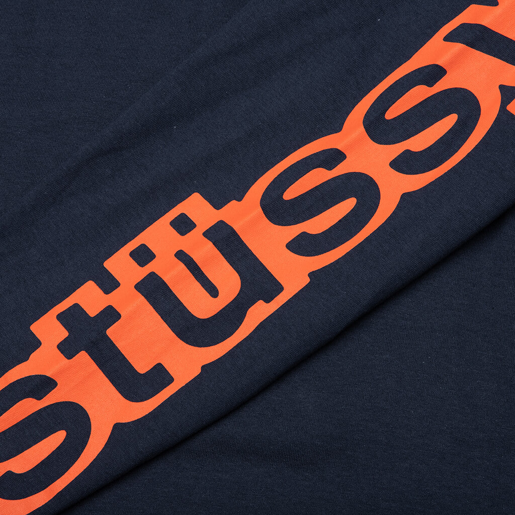 Sideways L S Tee Navy