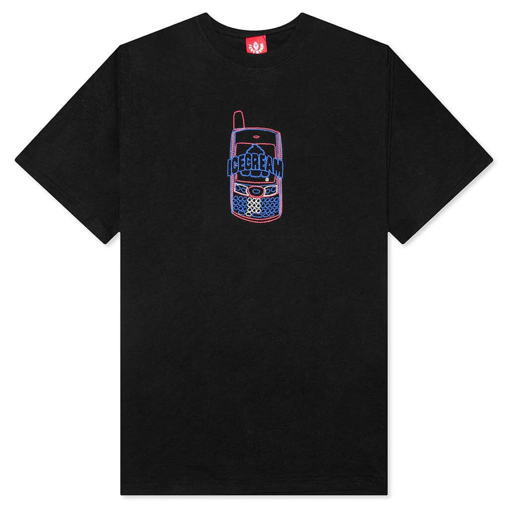 Chains S S Oversized Tee Black