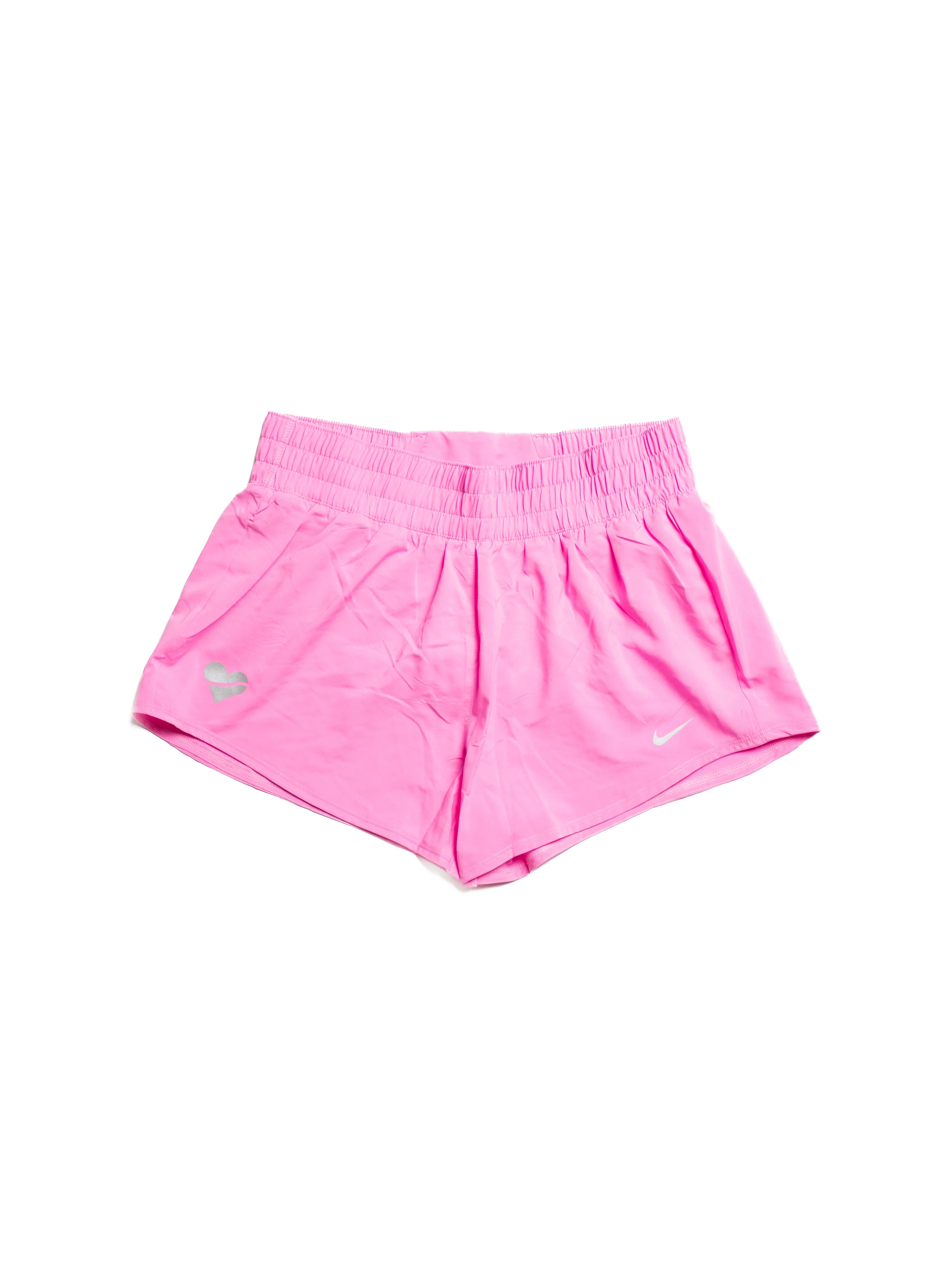 Nike Womens Dri FIT Mid Rise 3 Brief Lined Shorts
