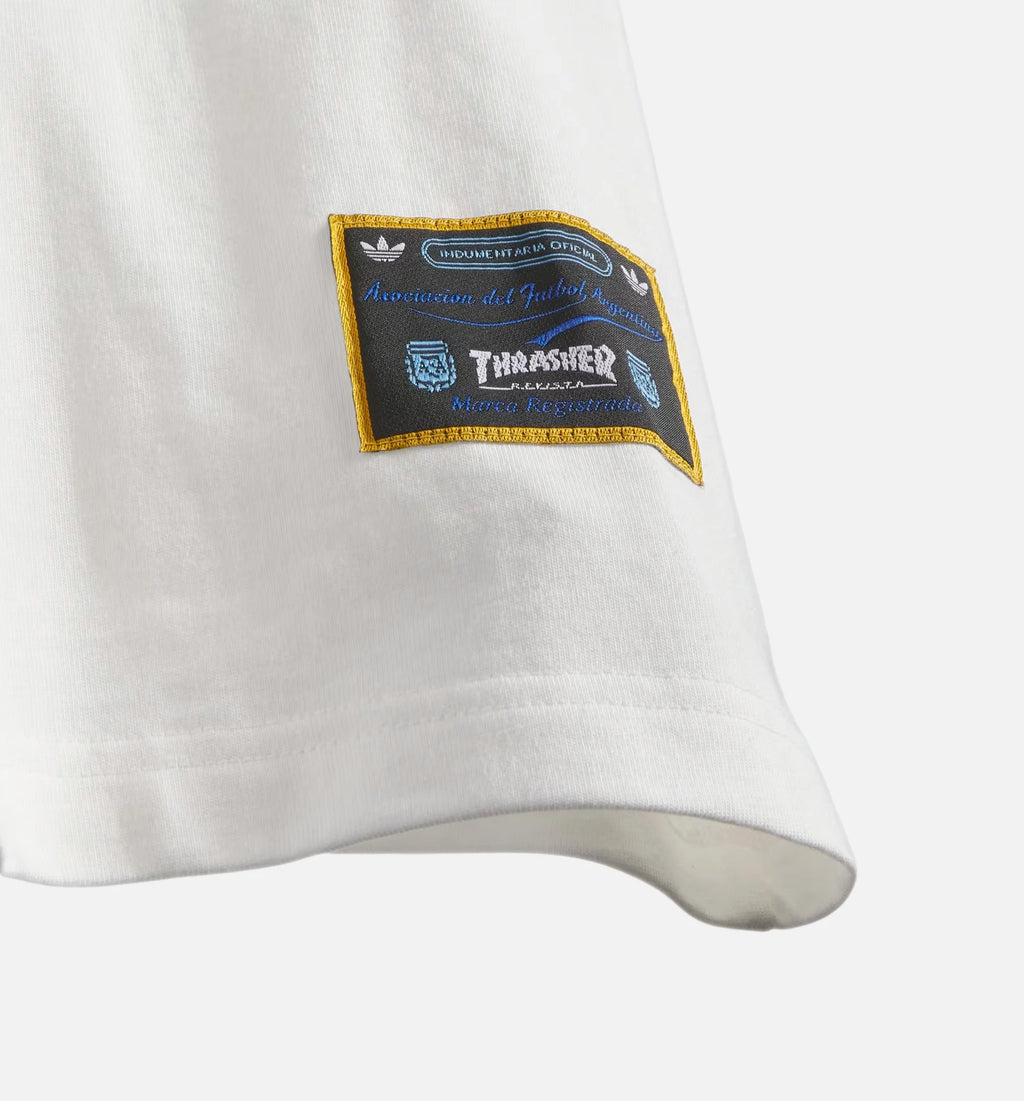 Thrasher X AFA Mens Short Sleeve Shirt White