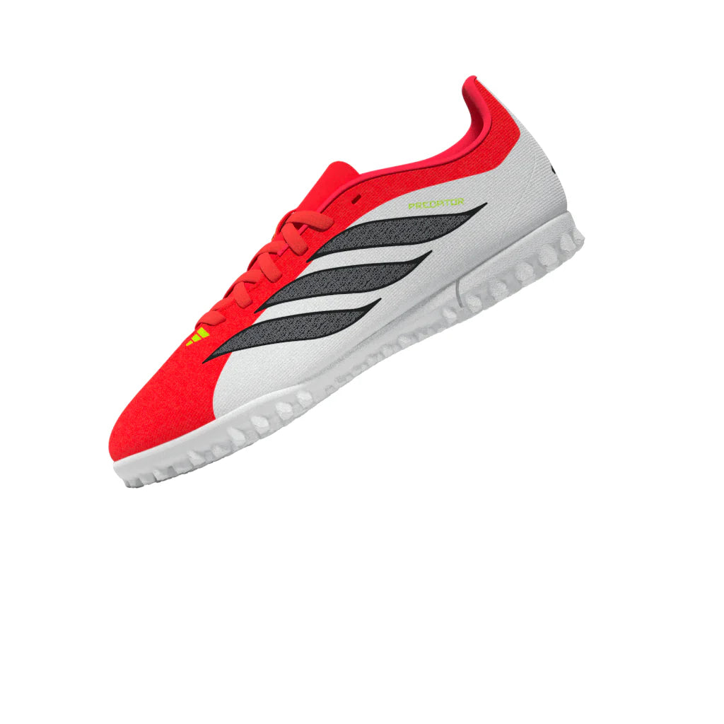 adidas Predator Club TF Turf Youth Soccer Cleats Red Black White