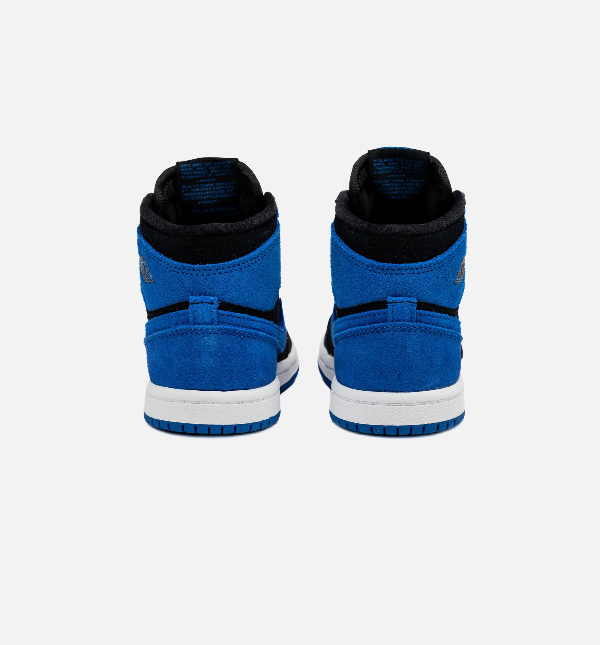 Air Jordan 1 Retro High OG Royal Reimagined Infant Toddler Lifestyle Shoe Black Royal Blue White Free Shipping