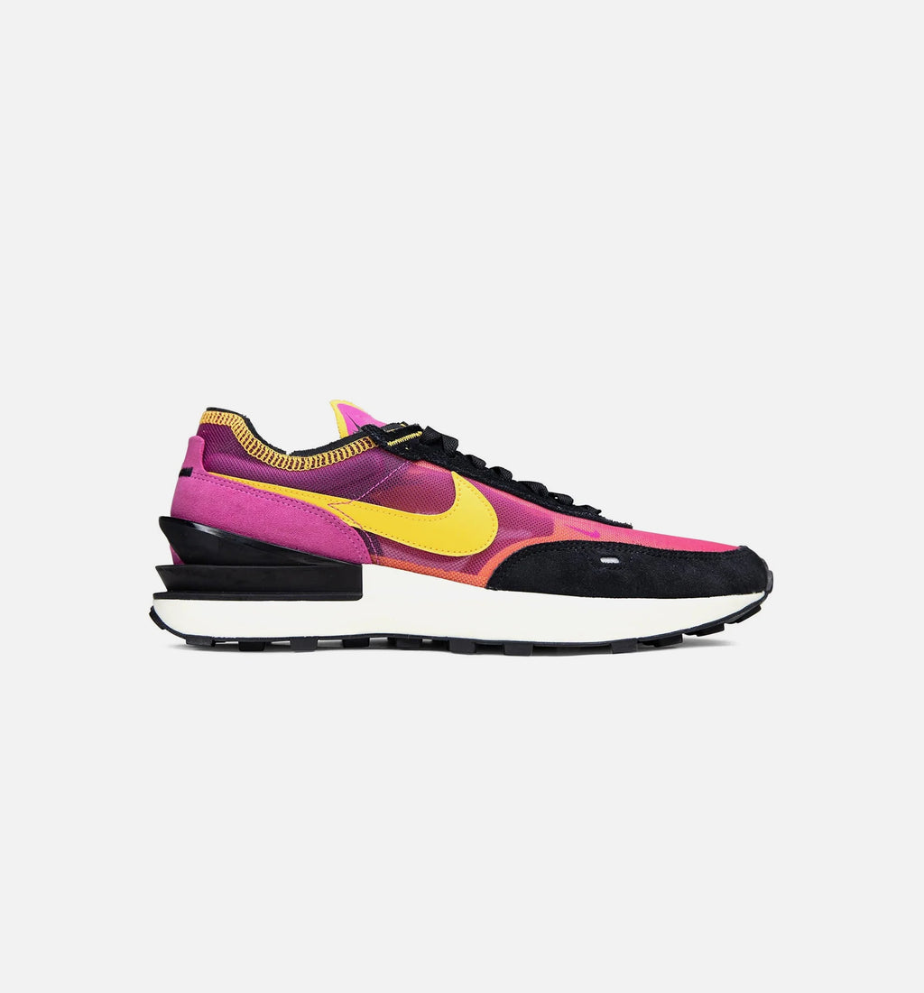 Waffle One Mens Lifestyle Shoe Pink Black