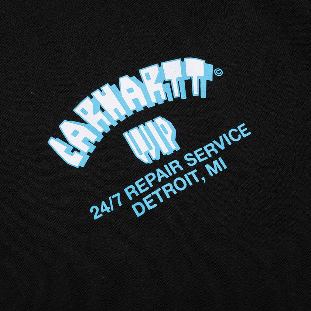 Super Tired S S T Shirt Black