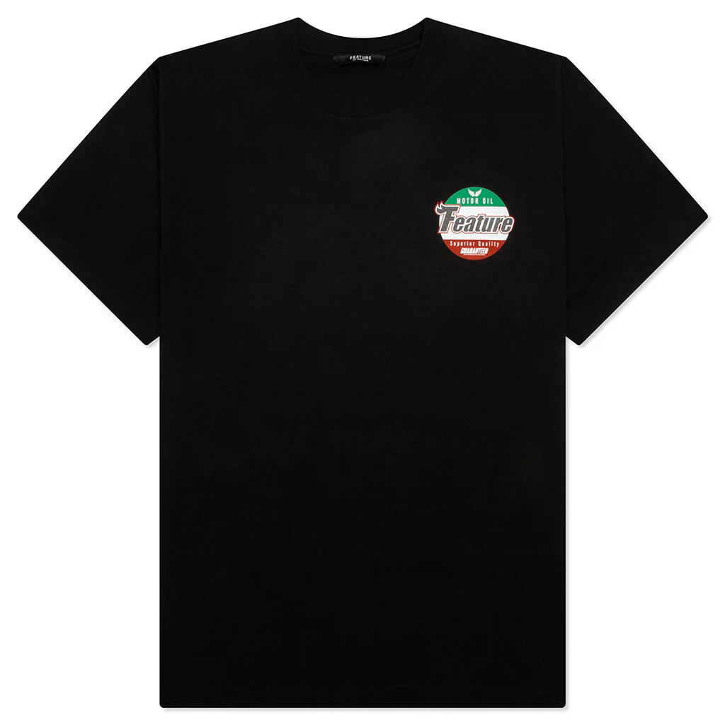 Motor Oil Tee Black