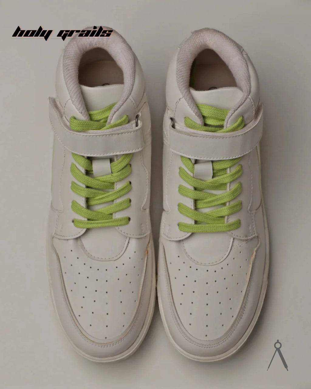 Vector White Lime Accent High Sneakers HG x Cos Tan