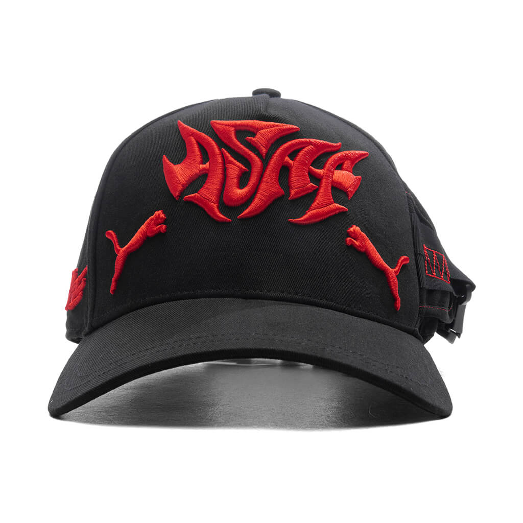 Puma x AAP Rocky Seatbelt Cap Black Fierce Red