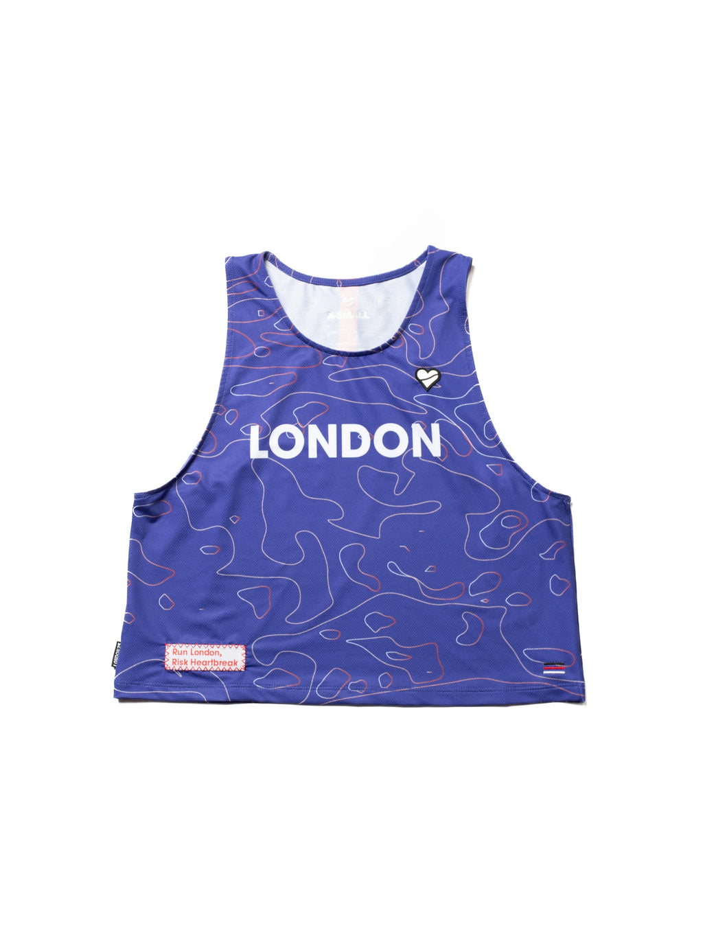 Heartbreak Womens London Crop Singlet