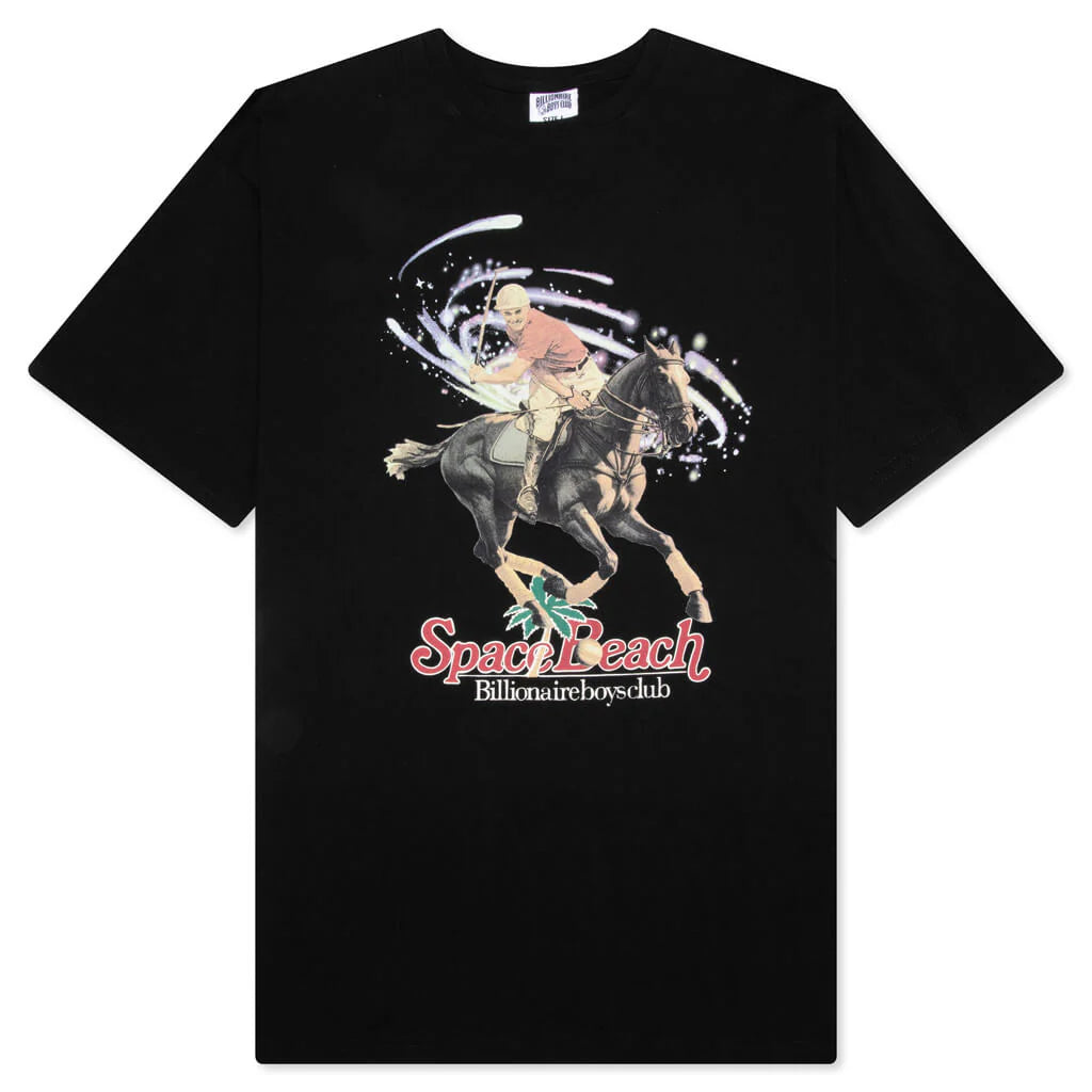 BB Space Polo S S Tee Black