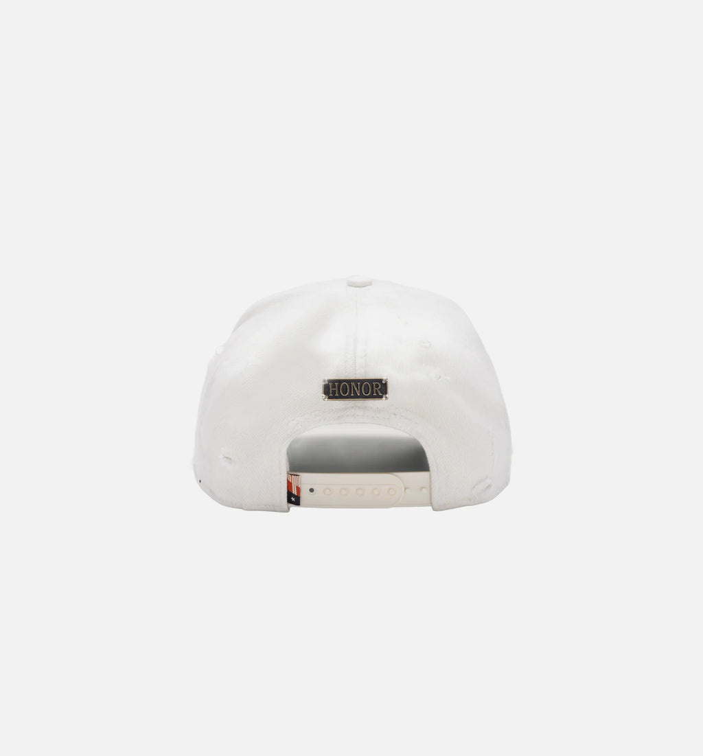 Transparency Cap Mens Hat White Yellow