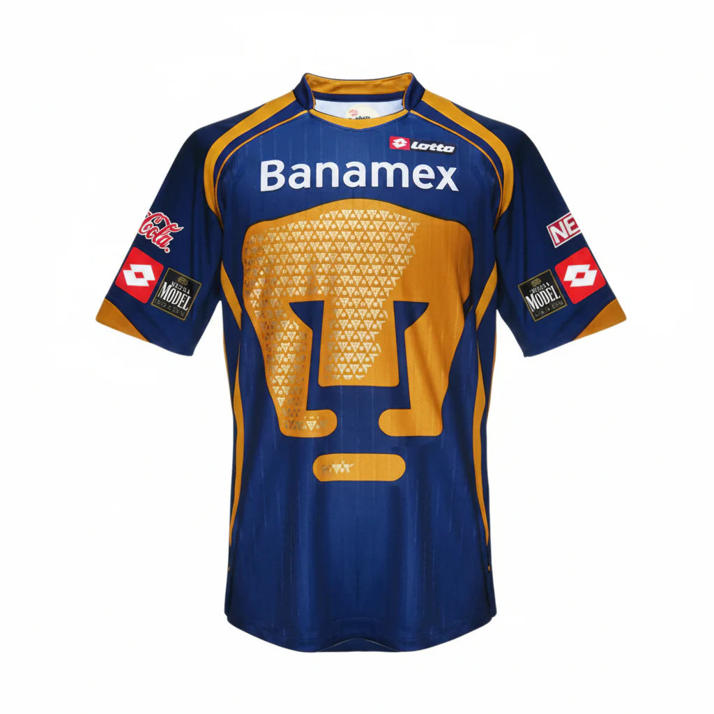 Lotto Pumas Away Jersey 08 09 Navy Gold