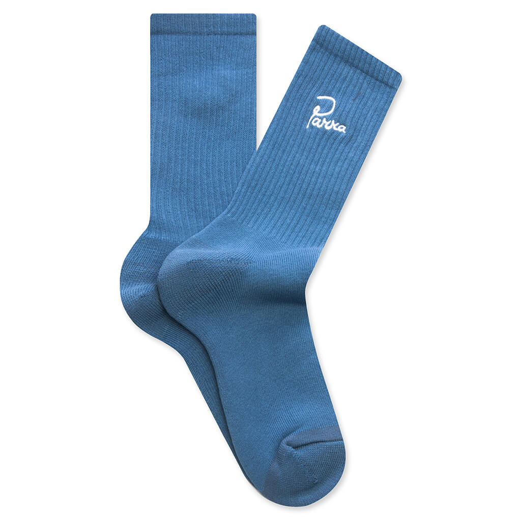 Signature Crew Socks Blue