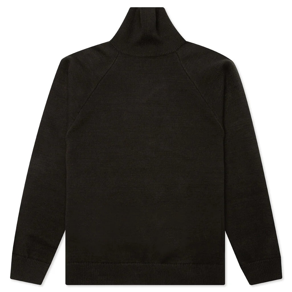 Knit Turtleneck Off Black