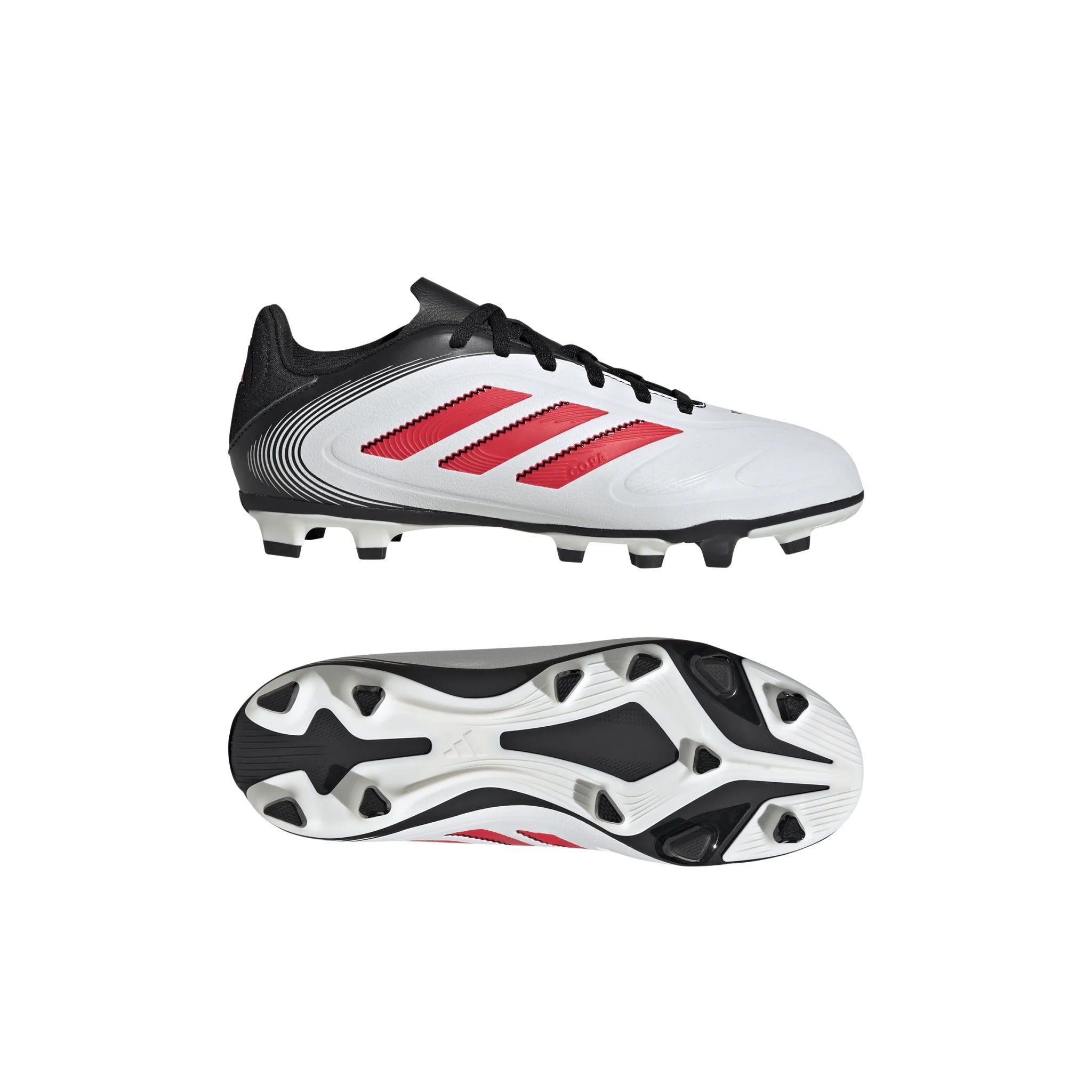 adidas Copa Pure 3 Club Firm Multi Ground Boots Junior White Red Black