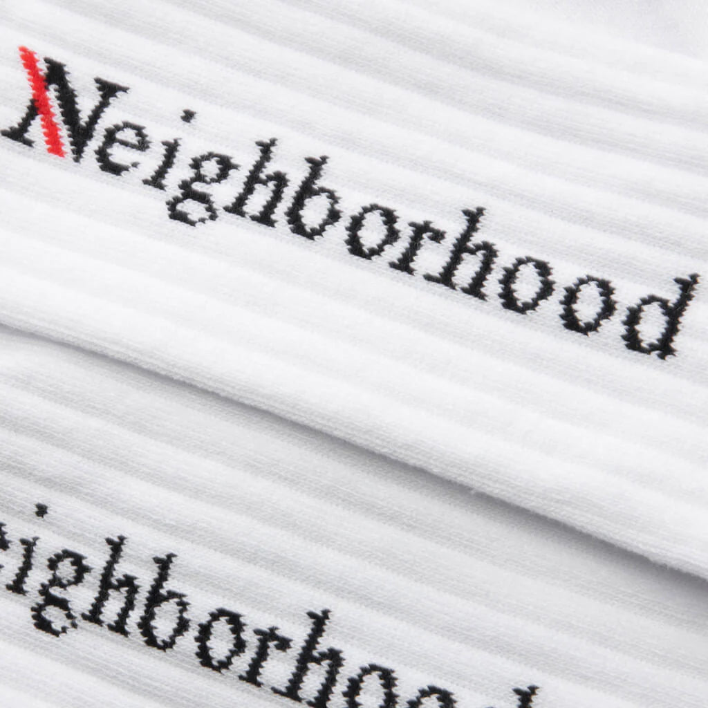 Logo Socks White