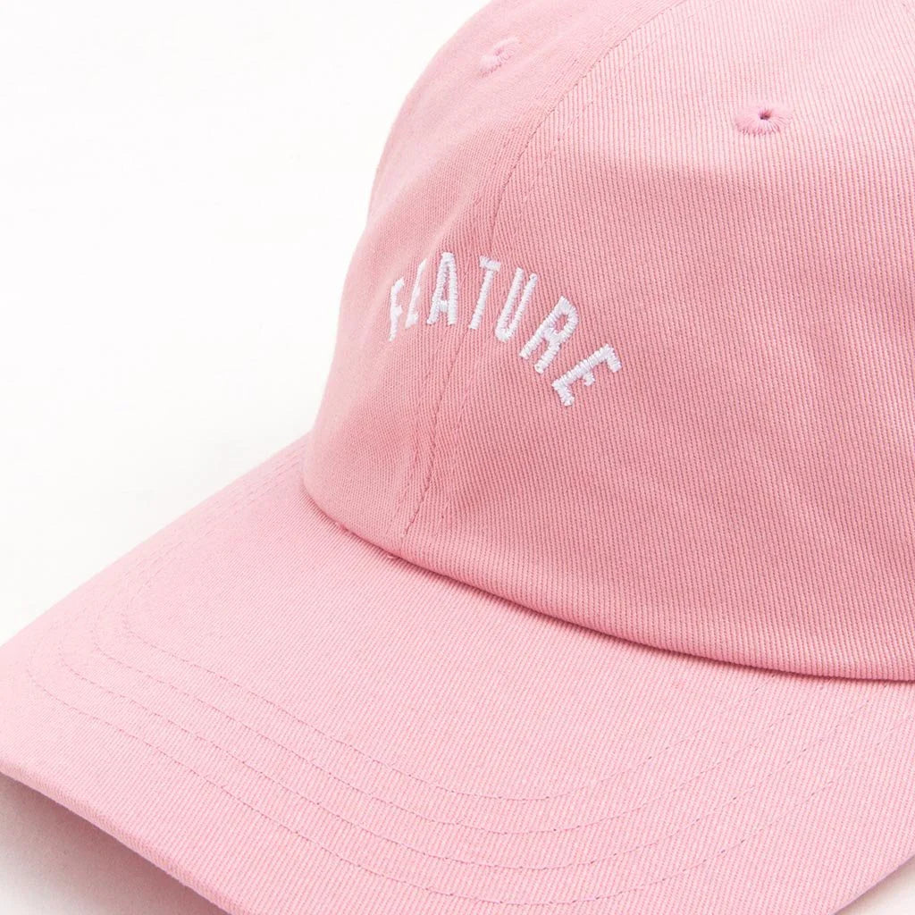 Arch Dad Hat Pink White