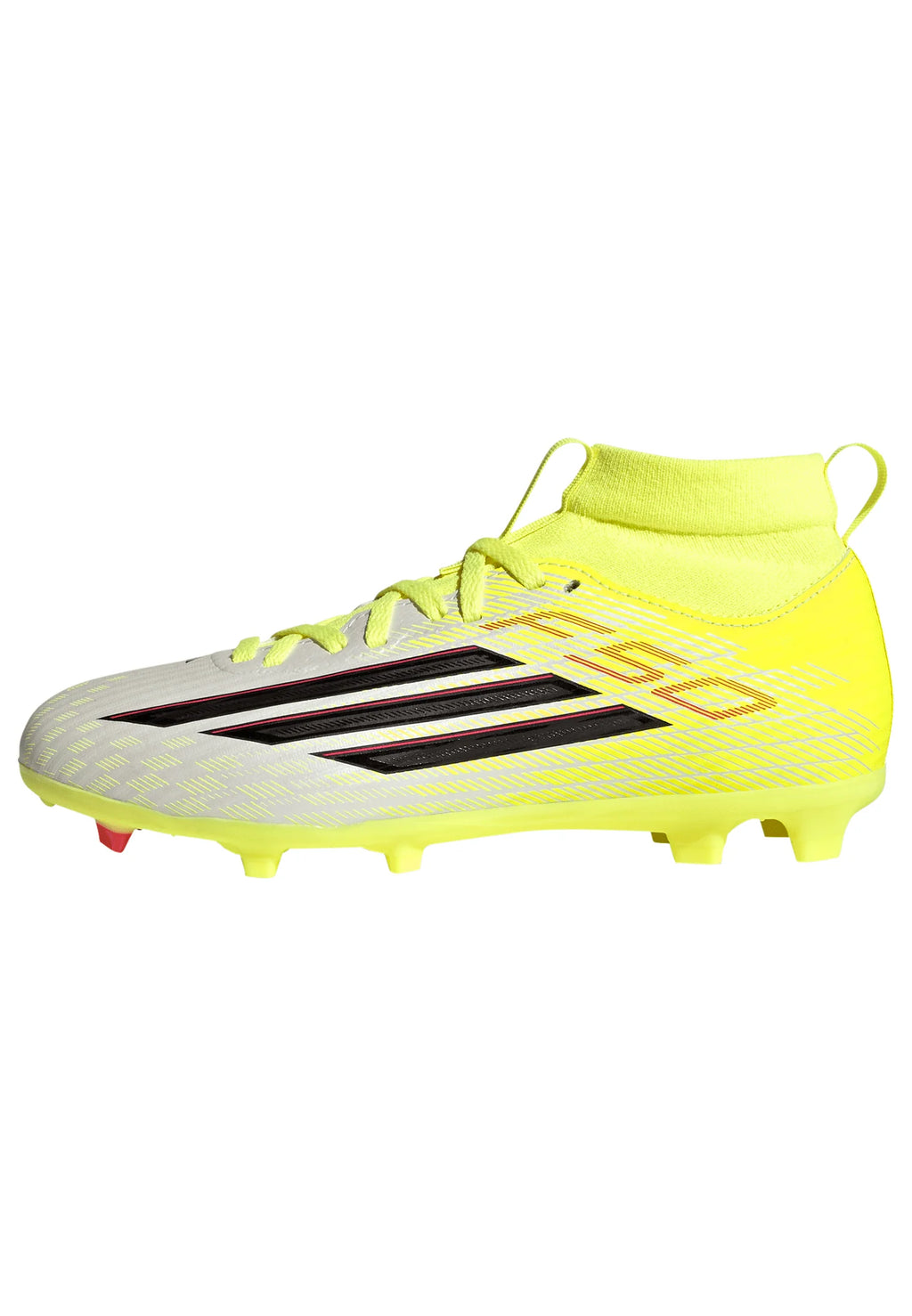 adidas F50 League Mid Cut FG MG Firm Ground Multi Ground Youth Soccer Cleats Yellow Black