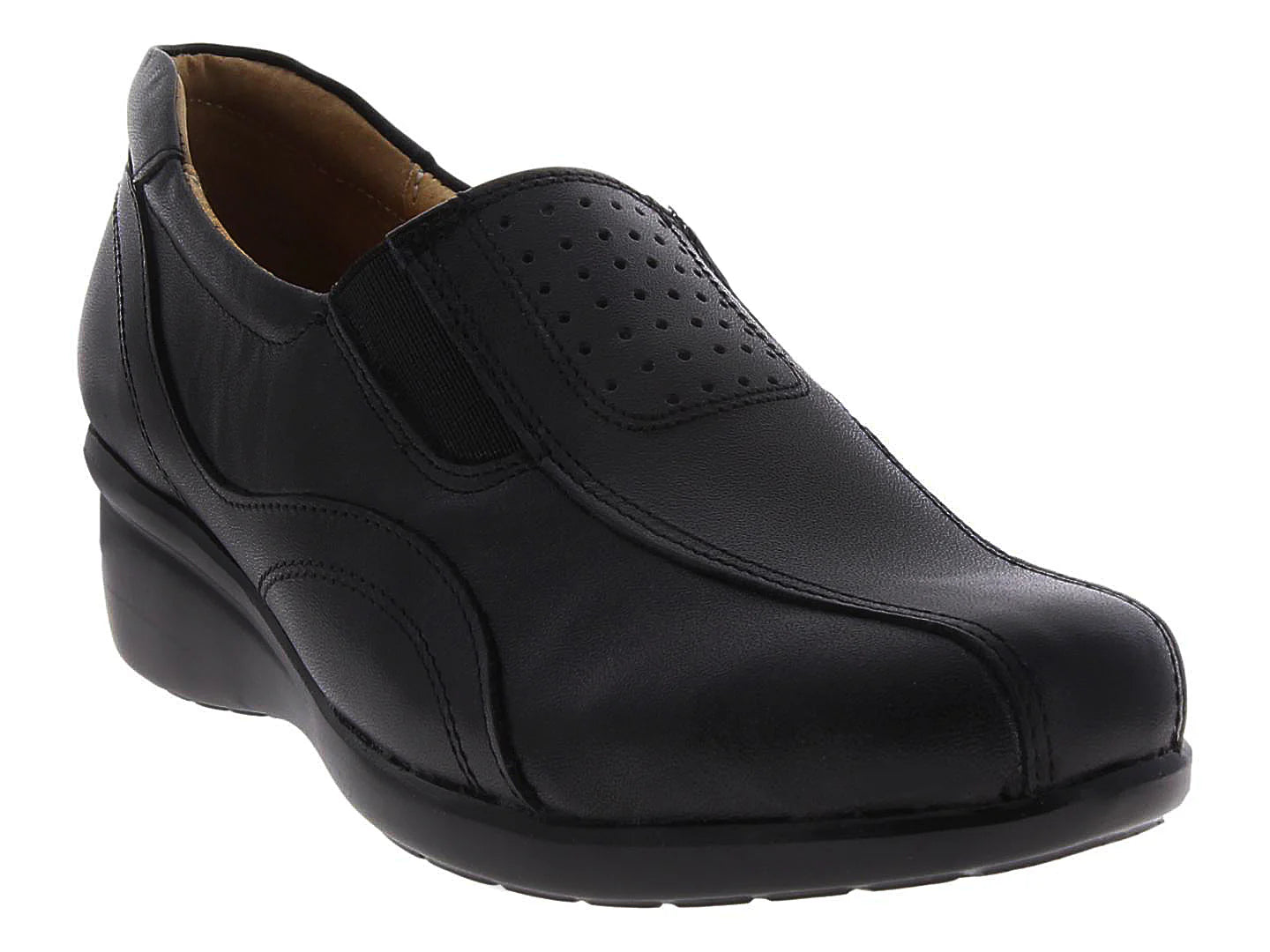Zapatos Planos Stefana Piel Negro para Mujer