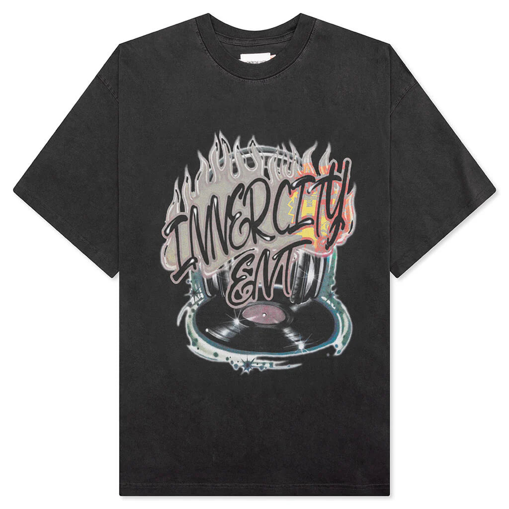 Inner City Airbrush Art S S Tee Black