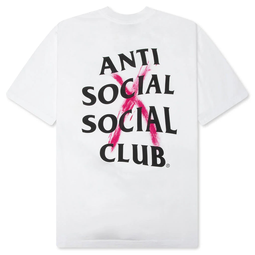 Cancelled Hand Painted Tee White
