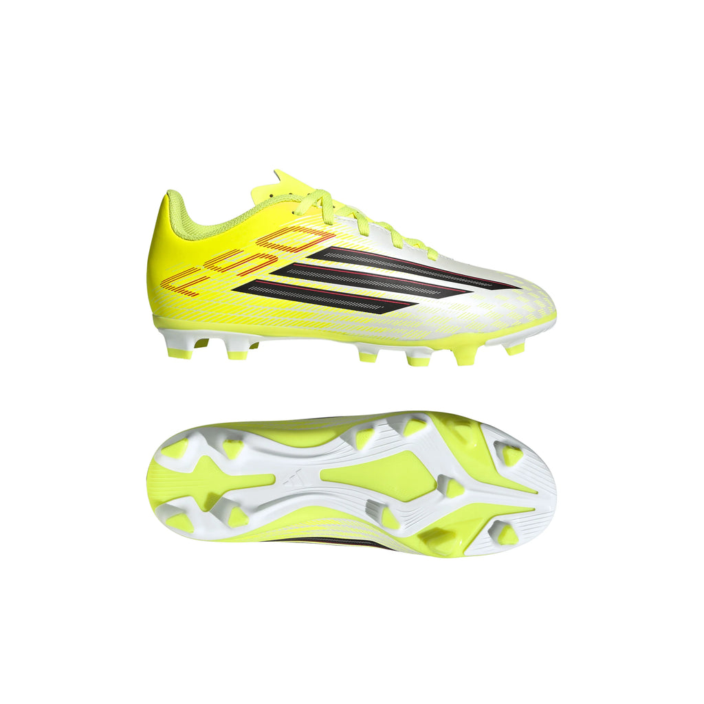 adidas F50 Club FG MG Firm Ground Multi Ground Youth Soccer Cleats Yellow Black Red
