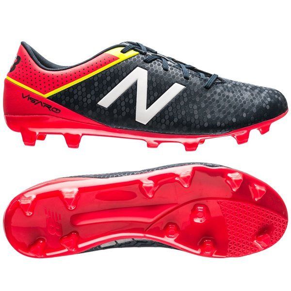 New Balance Visaro Control FG Firm Ground Soccer Cleats Galaxy Bright Cherry