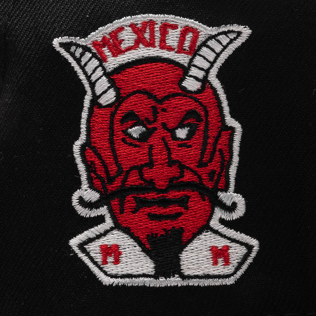New Era x Born x Raised 59FIFTY LMB Diablos Rojos del México Wordmark Black