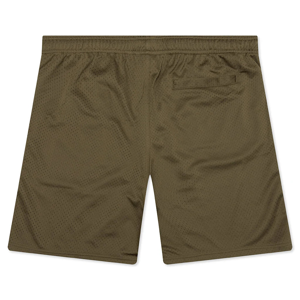 Mesh Basic Shorts Olive