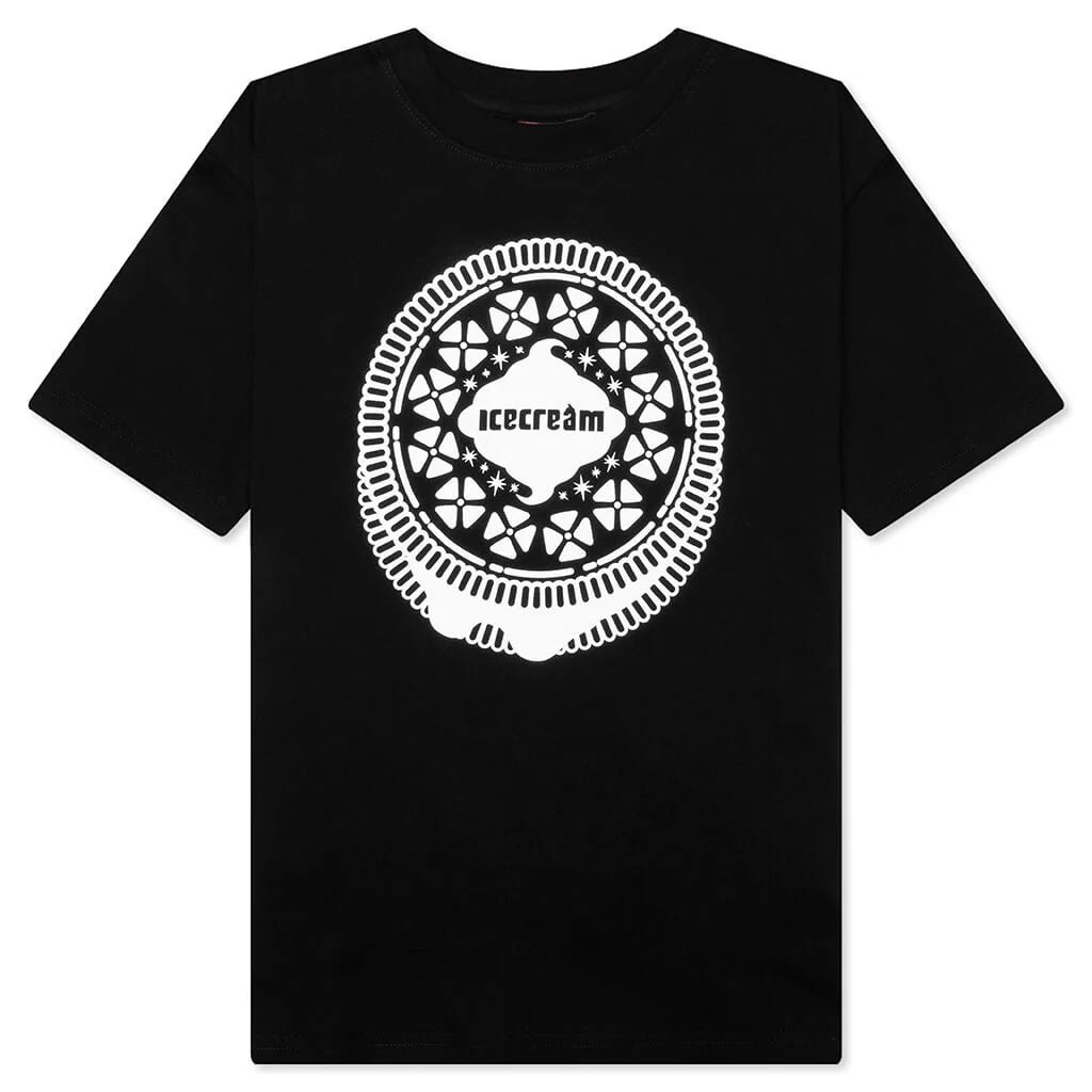 Kids Double Dip S S Tee Black