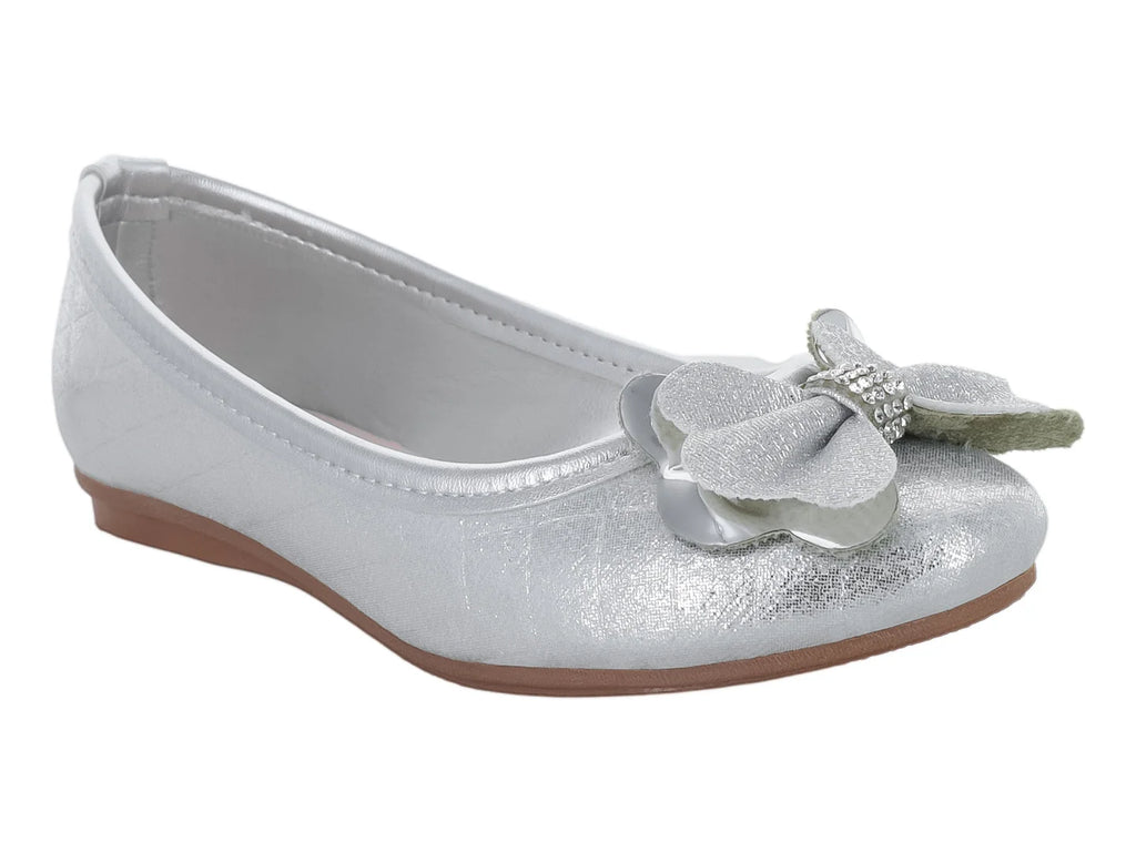 Zapatos Planos Miss Pink Color Plata para Niña