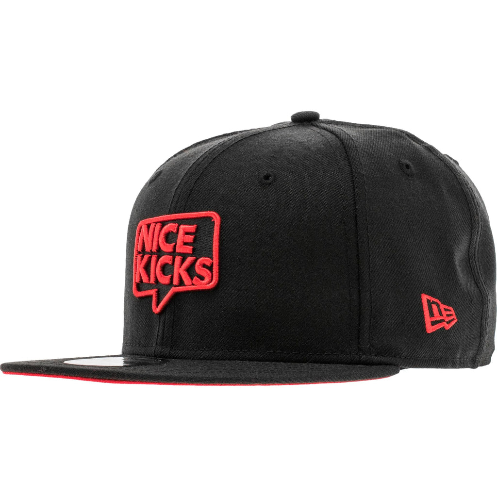 New Era X Nice Kicks 9Fifty Snapback Hat Black Red