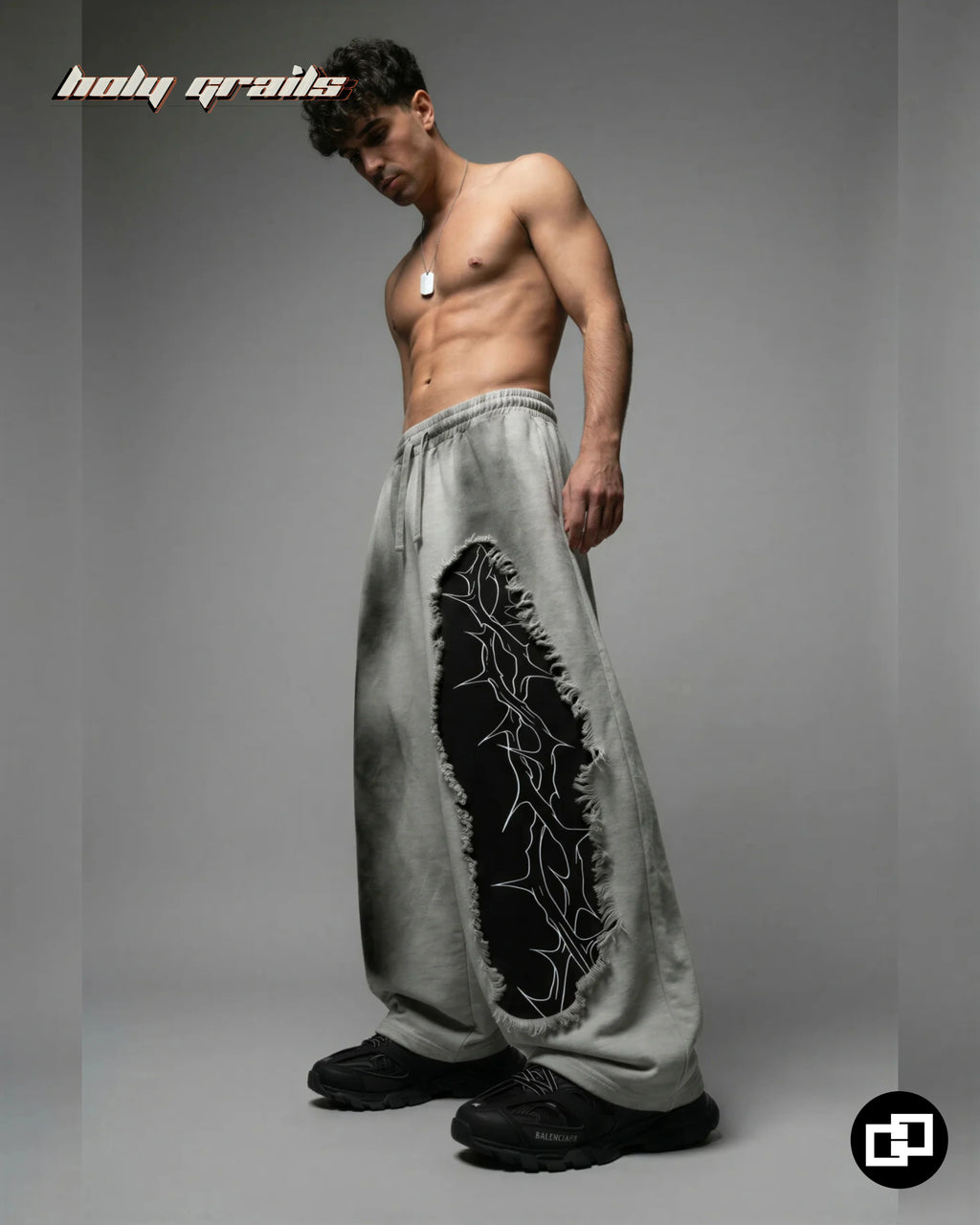 Thorn Bleed Grey Sweatpants HG x Grey Hound