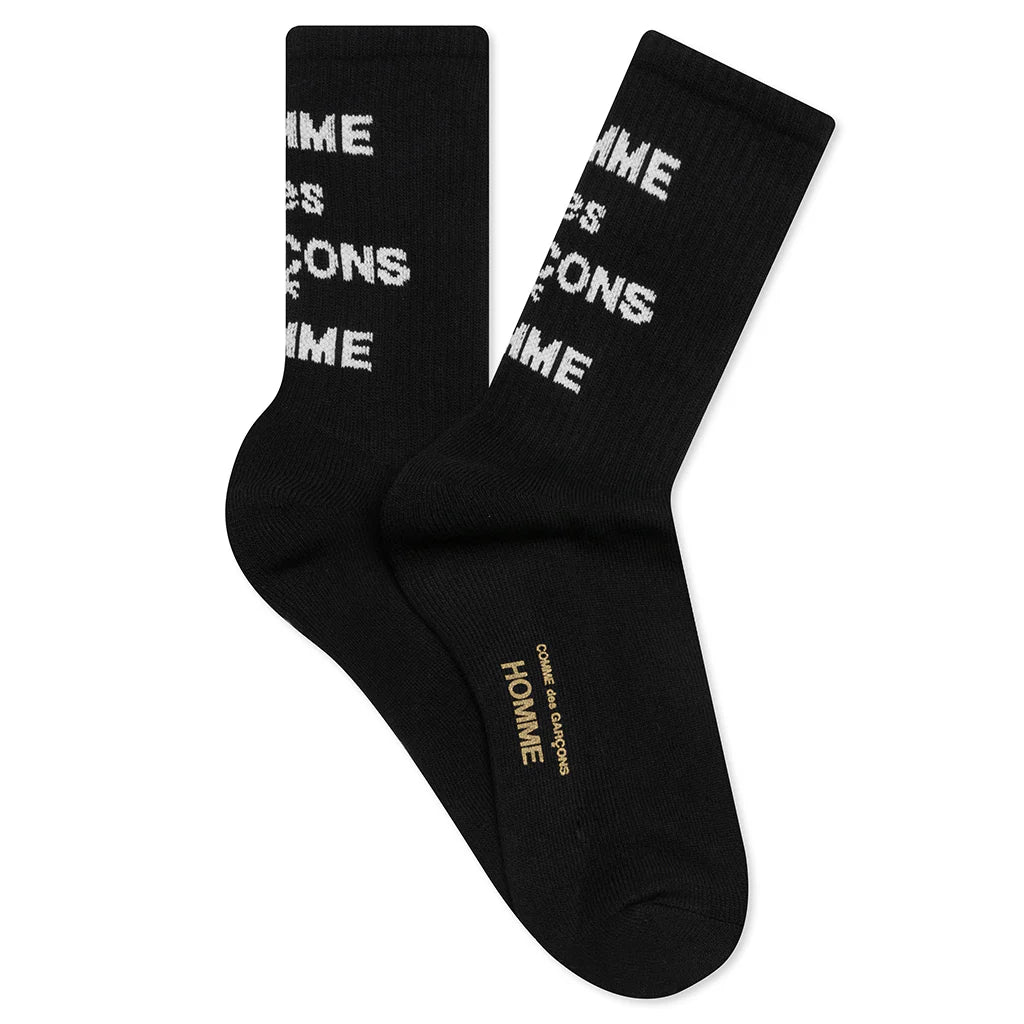 Logo Socks Black