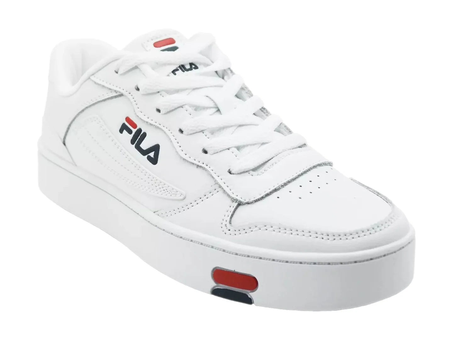Tenis FILA MGX 100 Blanco Azul y Rojo para Mujer