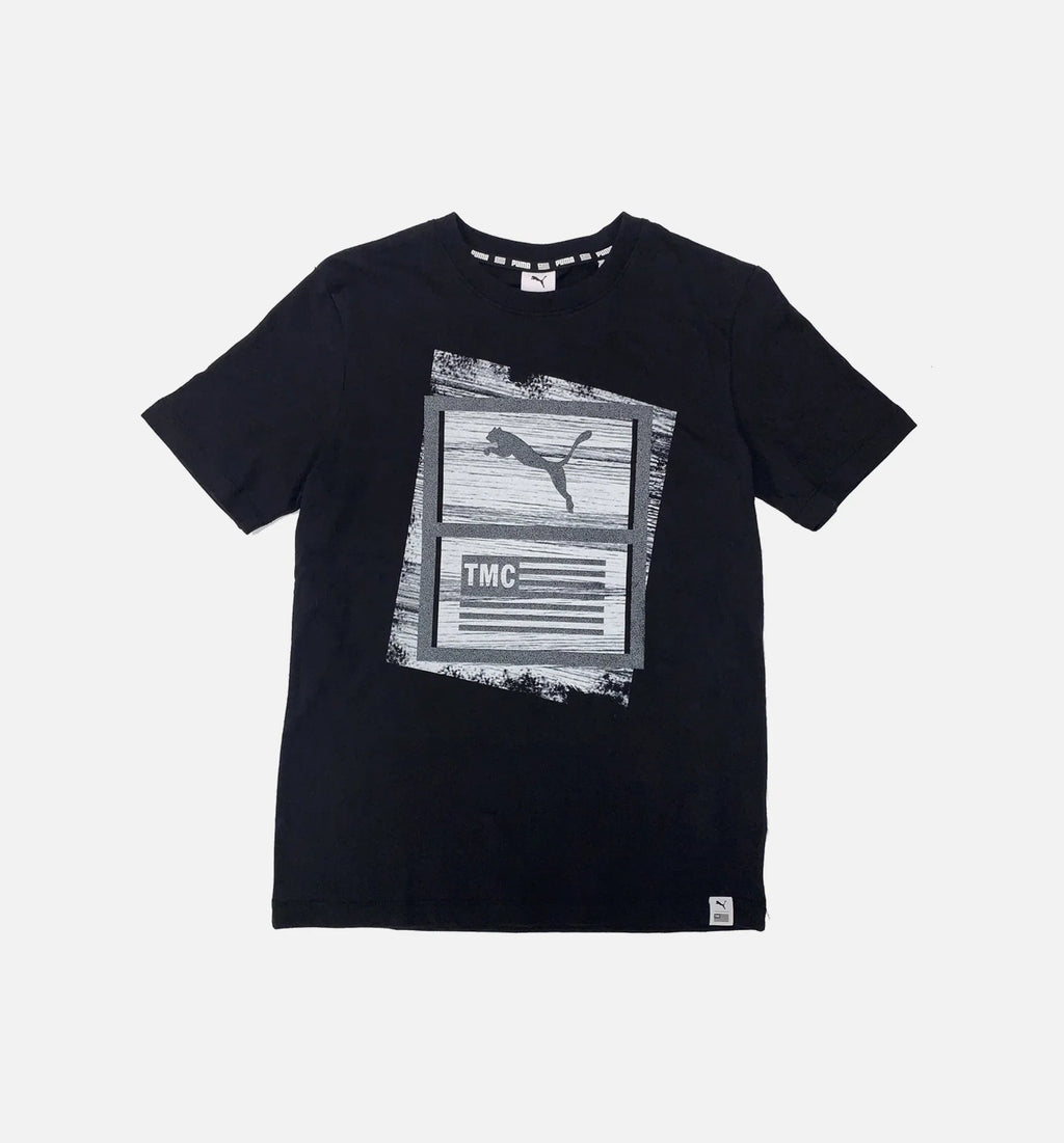 Puma X TMC Hussle Mens T Shirt Black White