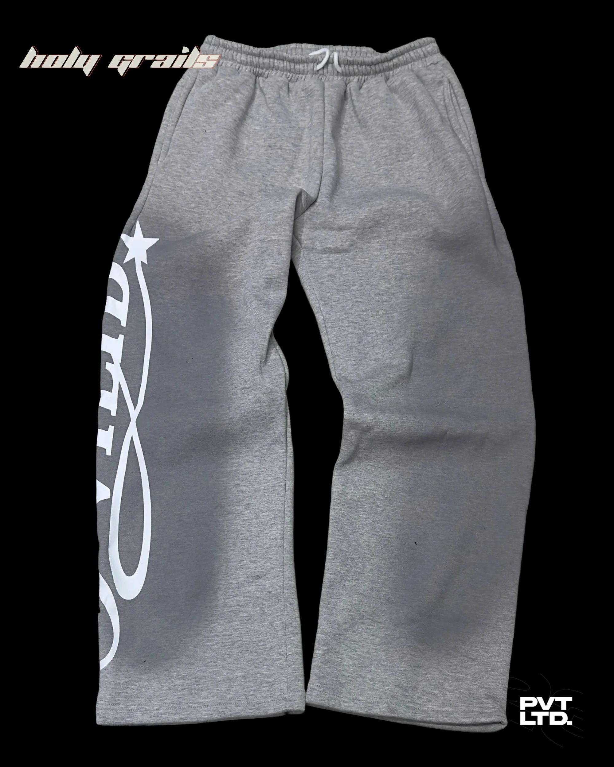 Pvt Grey Spray Track Pants HG x Pvt Ltd