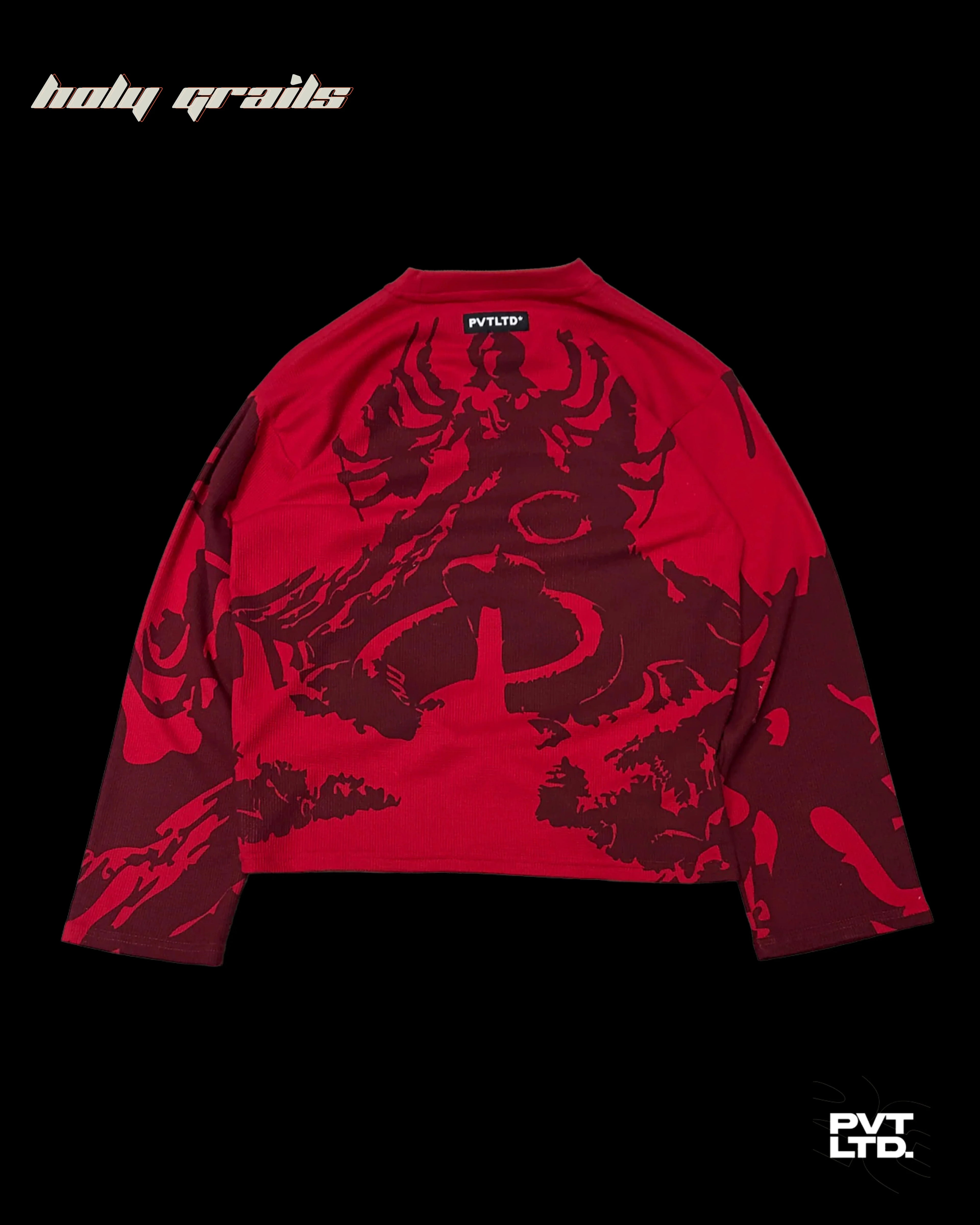 Heaven Hell Waffle Sweatshirt HG x Pvt Ltd