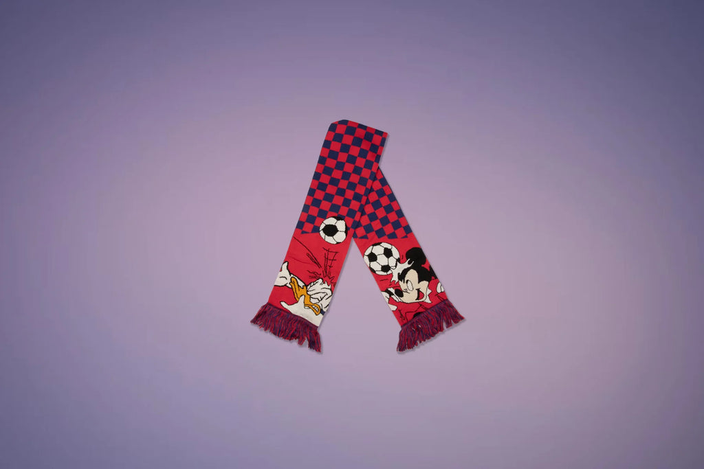 adidas Originals x Brain Dead by Disney Bandana Scarf Better Scarlet Victory Blue