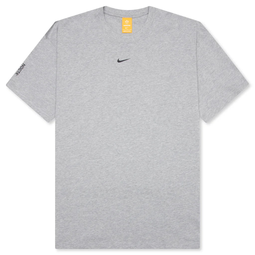 Nike x NOCTA Big Body CS Tee Heather Grey Matte Silver Black