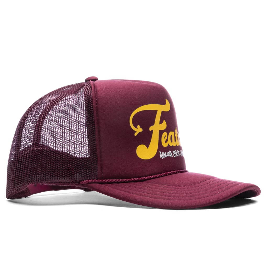 Feature x ASU University Trucker Maroon
