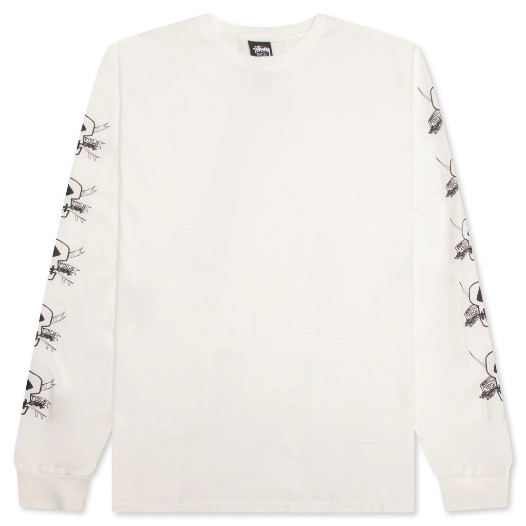 Foils Pigment Dyed L S Tee Natural