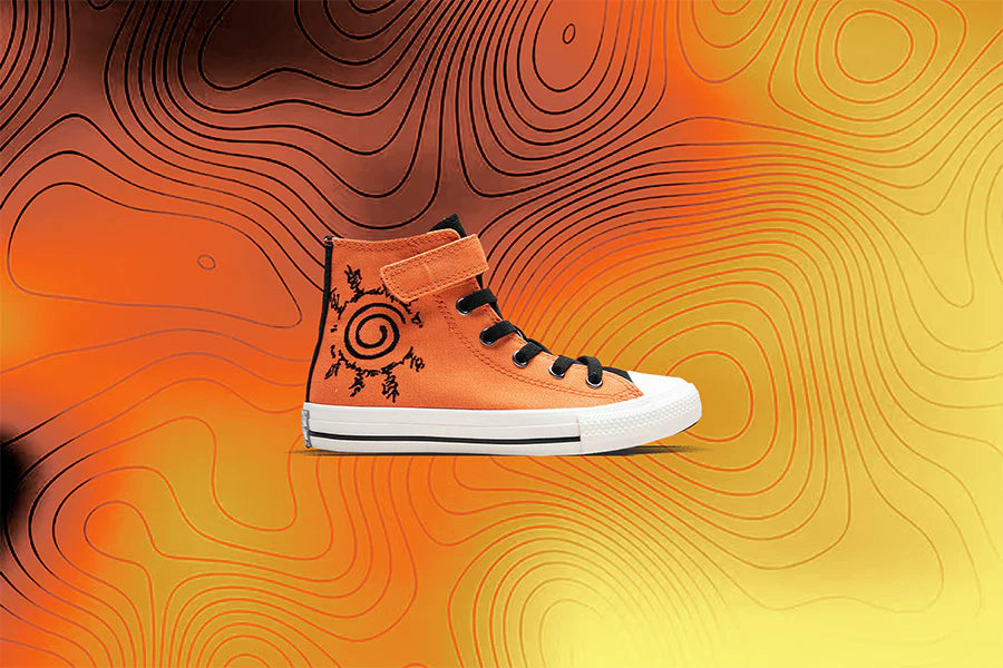 Converse x Naruto Chuck Taylor All Star 1V Hi Golden Wren Pale Magma Black