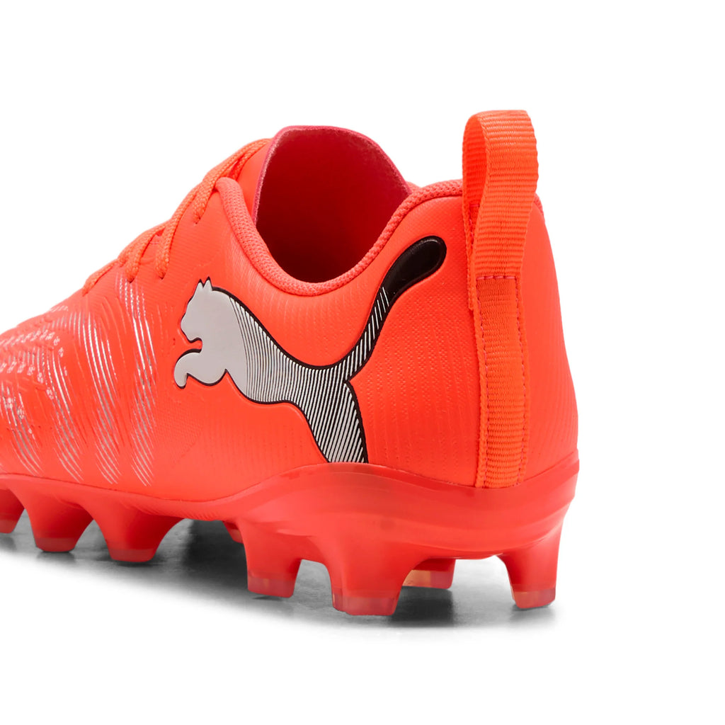 PUMA Future 9 Play FG AG Firm Multi Ground Youth Soccer Cleats Red White Black