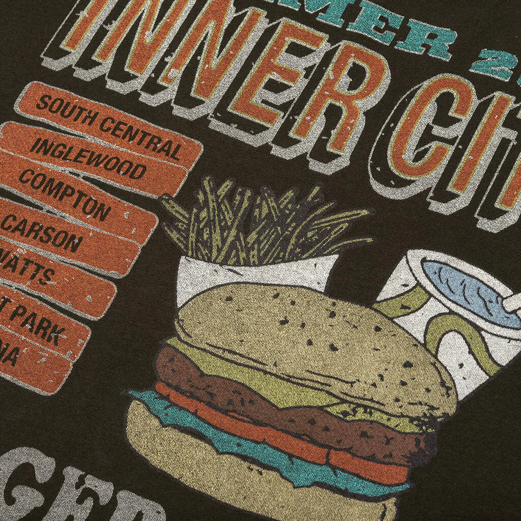 B Summer HTG Burger S S Tee Black