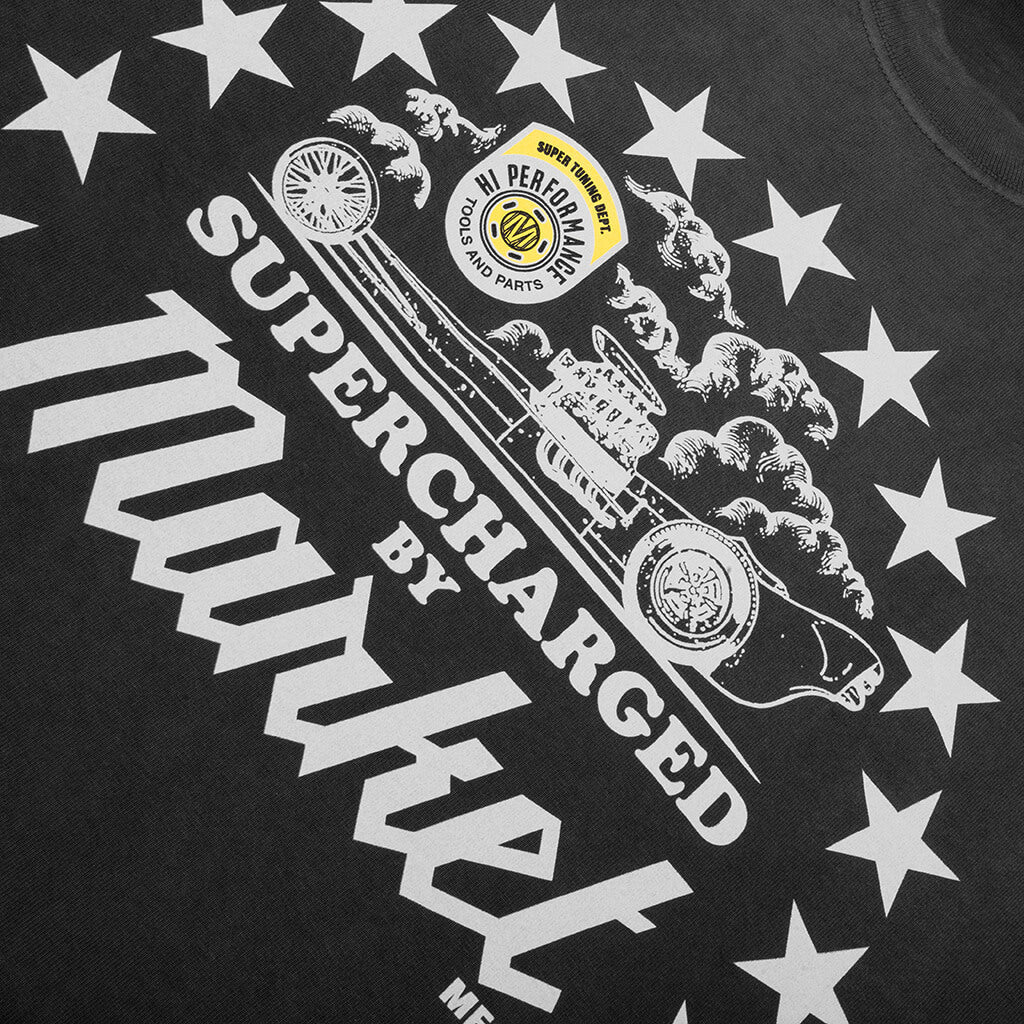 Supercharged T Shirt Pirate Black