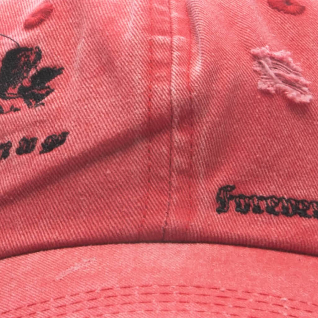 No Where To Go Cap Washed Red